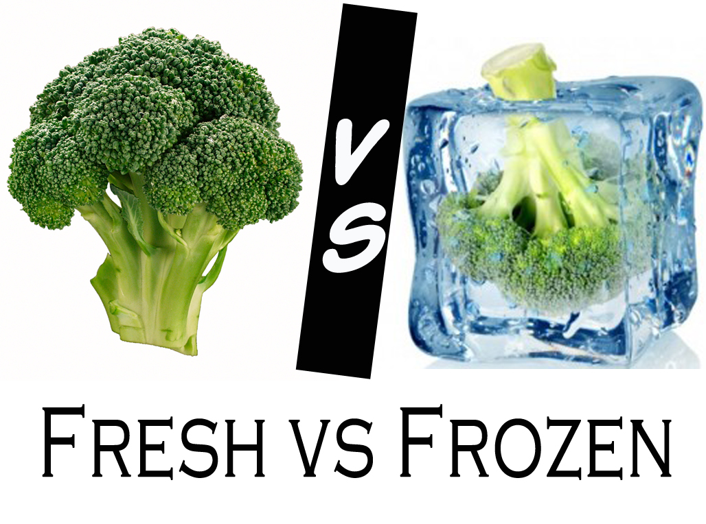 fresh vs frozen vegetables